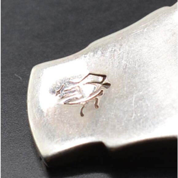 Vintage Native American 925 Sterling Turquoise Cabochon Maiden Pendant - Picture 3 of 3